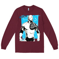 Burgundy the rock power Long Sleeve Tee - maiPhamDesign