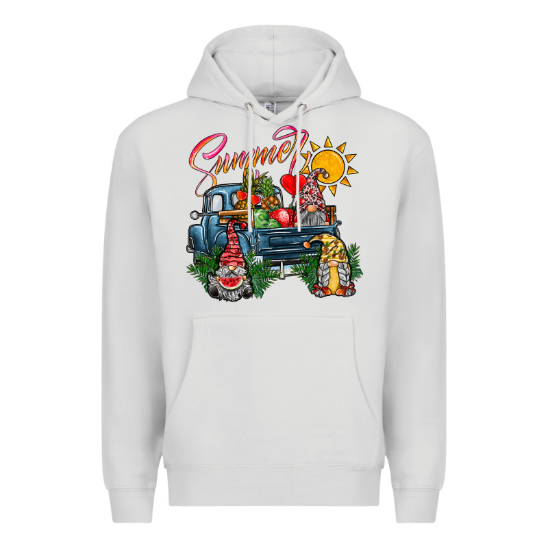 Summer Gnomes  Truck Premium Hoodie by CowhideDigitalArt | Teevron