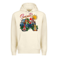 Sandshell summer gnomes  truck Premium Hoodie - CowhideDigitalArt