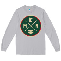 Moon Dust Classic Minnesota Hockey MN Outline Pullover Hoodie Long Sleeve Tee - maiPhamDesign
