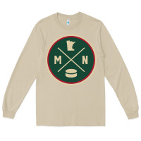 Mushroom Classic Minnesota Hockey MN Outline Pullover Hoodie Long Sleeve Tee - maiPhamDesign