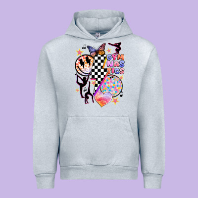 Retro Gymnastics Urban Hoodie Designed By Jahusdesignshop