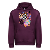 Mauve Wine retro gymnastics Urban Hoodie - JahusDesignShop
