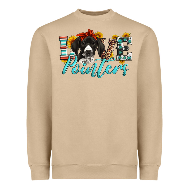Love German Shorthaired Pointers Heavyweight Sweatshirt by Artiststas | Teevron