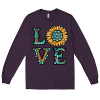 Plum sunflower love Long Sleeve Tee - RanaPortraitStore