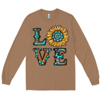 Toasted Coconut sunflower love Long Sleeve Tee - RanaPortraitStore