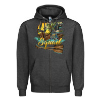 Charcoal Heather lake squad Zipper Hoodie - BarkalooDesign