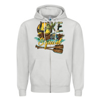 Dove Grey lake squad Zipper Hoodie - BarkalooDesign