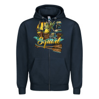 Navy lake squad Zipper Hoodie - BarkalooDesign