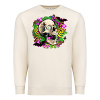 Sandshell halloween skull Premium Sweatshirt - AdoDesignShop