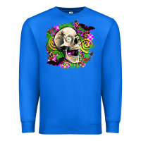 True Royal halloween skull Premium Sweatshirt - AdoDesignShop