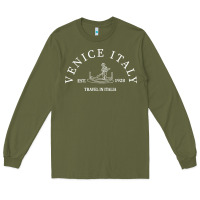 Army Green venice italy Long Sleeve Tee - maiPhamDesign