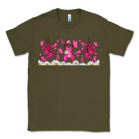 Army Green cancer ribbon with daisy Classic Tee - TumblerDesignByShophia