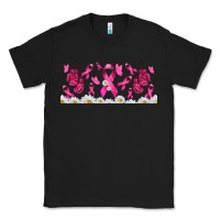 Black cancer ribbon with daisy Classic Tee - TumblerDesignByShophia