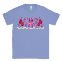 Colony Blue cancer ribbon with daisy Classic Tee - TumblerDesignByShophia