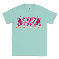Seafoam cancer ribbon with daisy Classic Tee - TumblerDesignByShophia