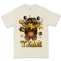 Bone happy new year afro messy bun Premium Tee - texasbilliewilder