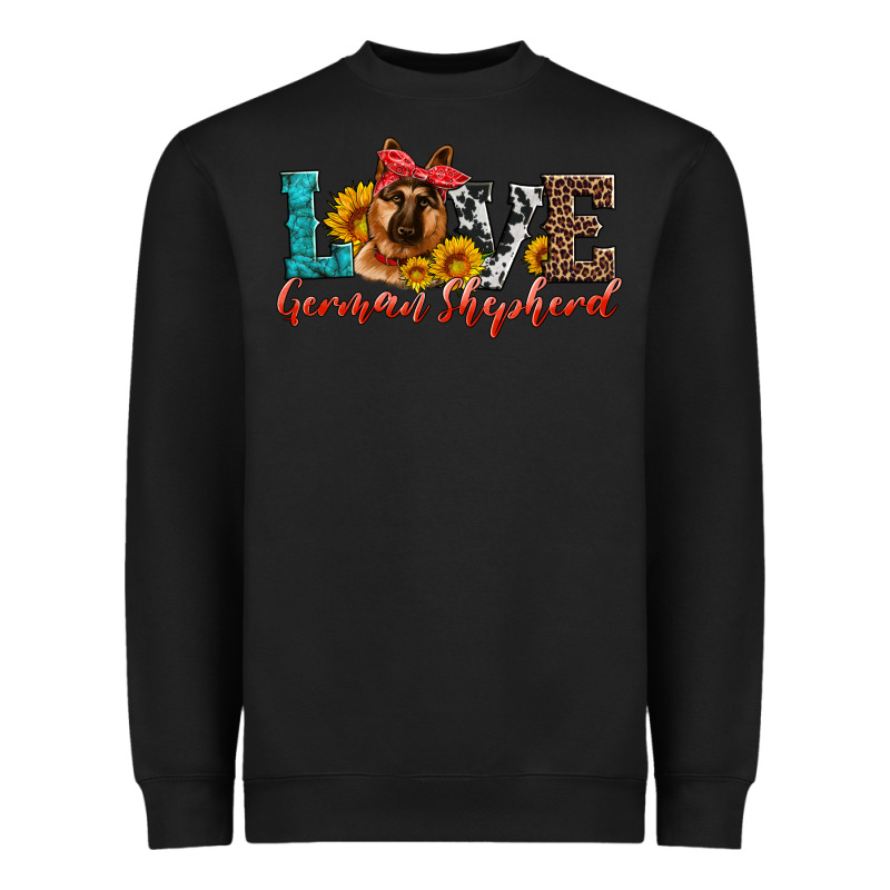 Love German Shepherd Heavyweight Sweatshirt by Artiststas | Teevron