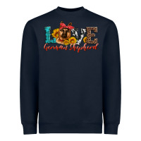 Navy love german shepherd Heavyweight Sweatshirt - Artiststas