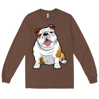 Chestnut ENGLISH BULLDOGS Awesome Funny Bulldog Pups Dogs Long Sleeve Tee - maiPhamDesign