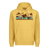 Antique Gold western boxer dogs Premium Hoodie - Jasminsmagicworld