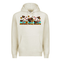 Oatmeal Heather western boxer dogs Premium Hoodie - Jasminsmagicworld