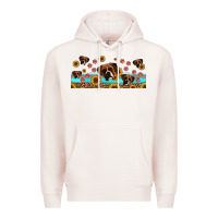 Pale Pink western boxer dogs Premium Hoodie - Jasminsmagicworld