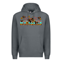 Rock western boxer dogs Premium Hoodie - Jasminsmagicworld