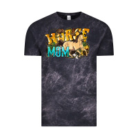 Cloud Black Horse mom rope mother's day Vintage Tee - HowdyJamesFarm