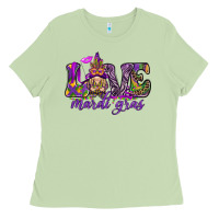 Matcha Love Mardi Gras with gnome Ladies Tee - HowdyJamesFarm