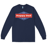 Navy happy dad hard seltzer Long Sleeve Tee - maiPhamDesign