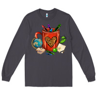 Smoke teacher crayons coffee mug Long Sleeve Tee - FaDigitalArtStudio