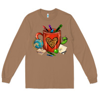 Toasted Coconut teacher crayons coffee mug Long Sleeve Tee - FaDigitalArtStudio