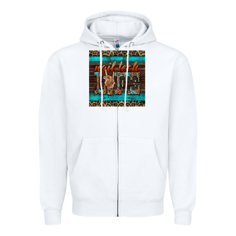 Nail Tech Life Mug Coaster Zipper Hoodie by BarkalooDesign | Teevron