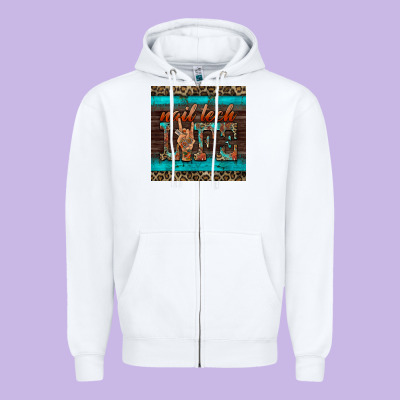 Nail Tech Life Mug Coaster Zipper Hoodie Designed By Barkaloodesign