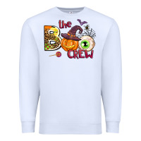 White the boo crew Premium Sweatshirt - AdoDesignShop