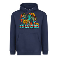 Navy freebird thunderbird Heavyweight Hoodie - AdoDesignShop