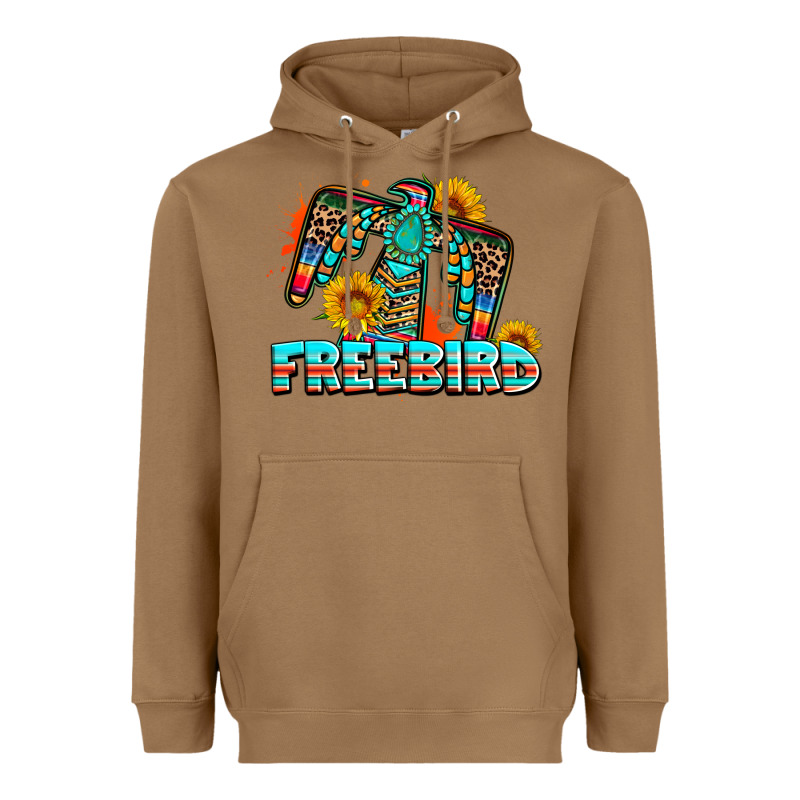 Freebird Thunderbird Heavyweight Hoodie by AdoDesignShop | Teevron