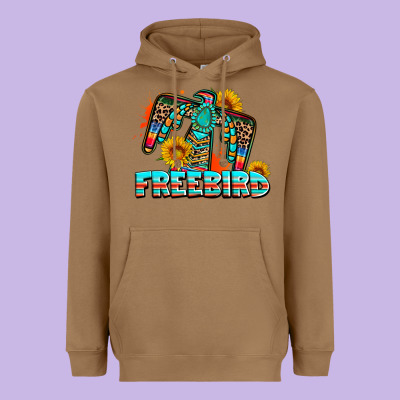 Freebird Thunderbird Heavyweight Hoodie Designed By Adodesignshop