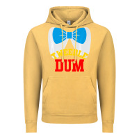 Vintage Mustard tweedle dee dum funny matching halloween costume for couples premium t Vintage Hoodie - maiPhamDesign