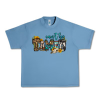 Pebble Blue can't be tamed bull skull Urban Heavy Tee - OliviaCreatesArt