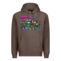 Coffee happy easter day truck Premium Hoodie - CowhideDigitalArt