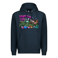 Navy happy easter day truck Premium Hoodie - CowhideDigitalArt