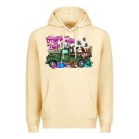 Pina Colada happy easter day truck Premium Hoodie - CowhideDigitalArt