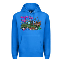 True Royal happy easter day truck Premium Hoodie - CowhideDigitalArt