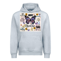 Heather Grey just breathe Urban Hoodie - JahusDesignShop