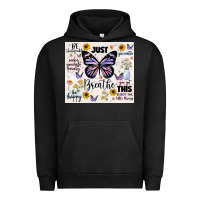 Pigment Black just breathe Urban Hoodie - JahusDesignShop