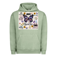 Pigment Oil Green just breathe Urban Hoodie - JahusDesignShop