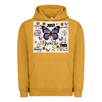 Pigment Peanut Butter just breathe Urban Hoodie - JahusDesignShop