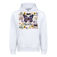 White just breathe Urban Hoodie - JahusDesignShop